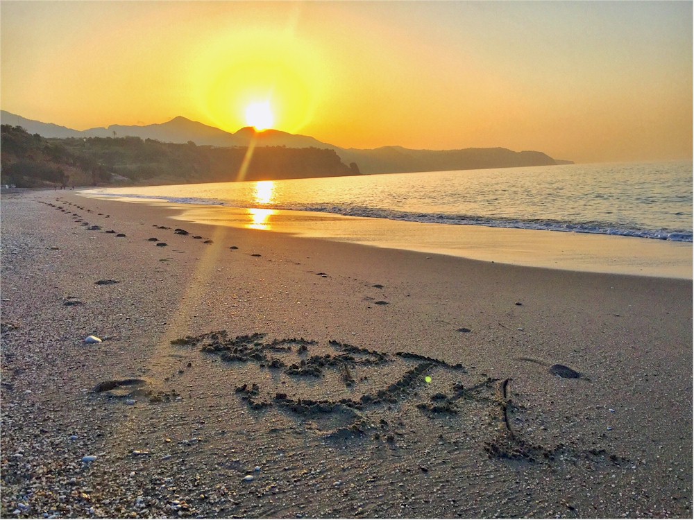 beautiful Nerja sunrise